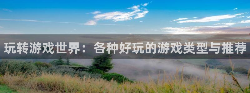 杏盛主管：玩转游戏世界：各种好玩的游戏类型与推荐